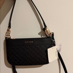 Anne Klein Elegant Black Crossbody Bag